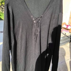 Long sleeve black shirt